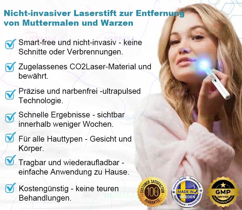 Hermsa® non-invasive laser pointer - mole and wart removal (🔥Last day 50% off)