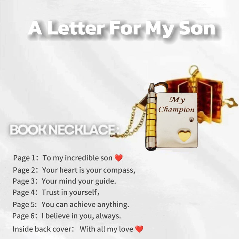 For Daughter - My Incredible Daughter Book Necklace