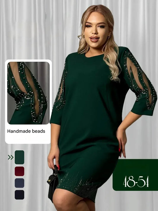 💥🔥【S-5XL】2025 Sommer Elegantes Kleid, Neue Mode, Große Größe