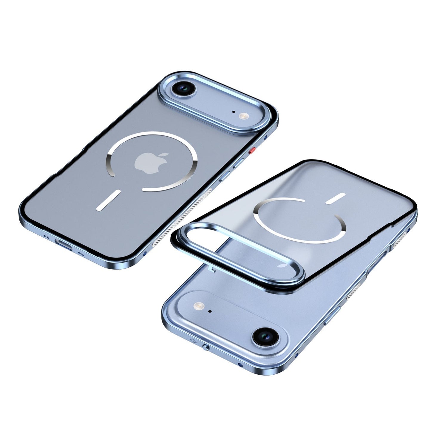 Frosted Magnetic Phone Case With Metal Frame