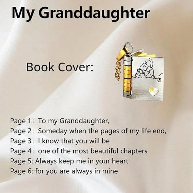 For Daughter - My Incredible Daughter Book Necklace