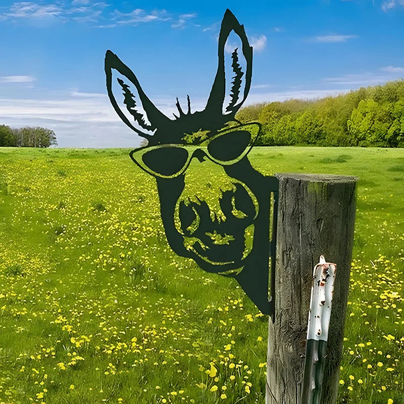 Metal Animal Decorations For Gardens And Farms