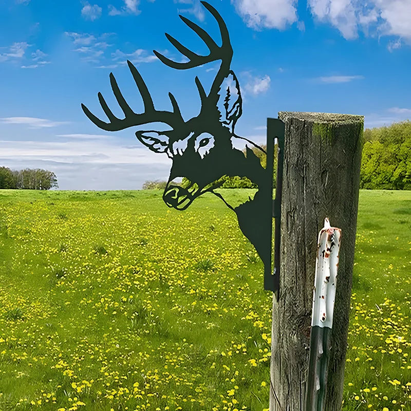 Metal Animal Decorations For Gardens And Farms