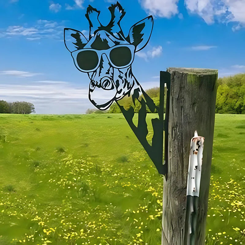 Metal Animal Decorations For Gardens And Farms