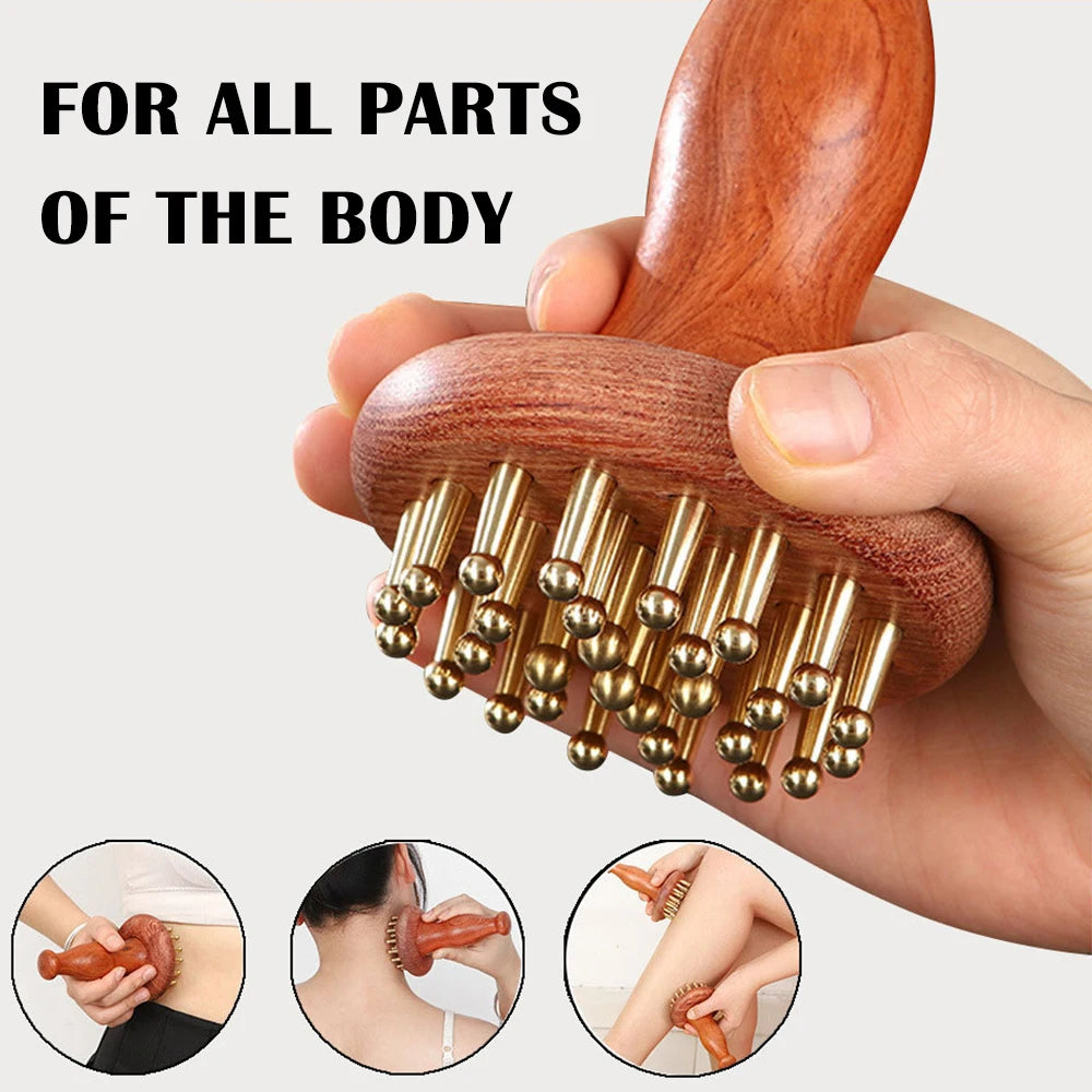 Brass Scraping Massage Tool