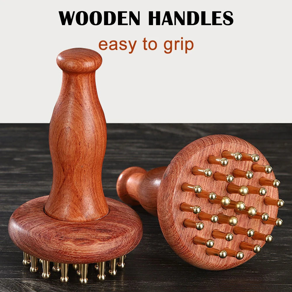 Brass Scraping Massage Tool