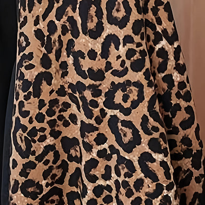 Women's Leopard Print Long Skirt