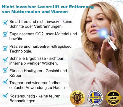 Hermsa® non-invasive laser pointer - mole and wart removal (🔥Last day 50% off)
