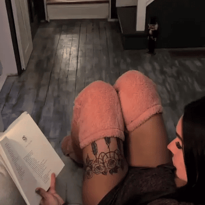 Kniestrümpfe aus Gänsedaunen zu Weihnachten