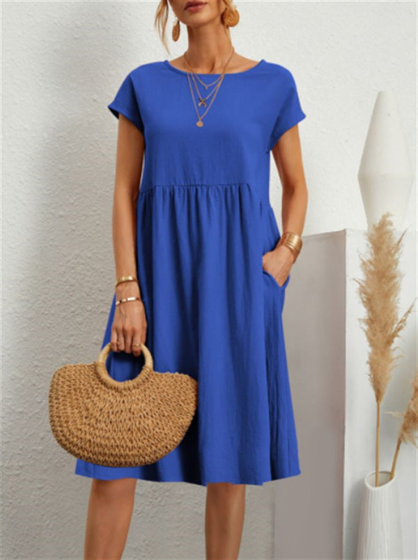 【S-3XL】New Summer Short Sleeve Dress