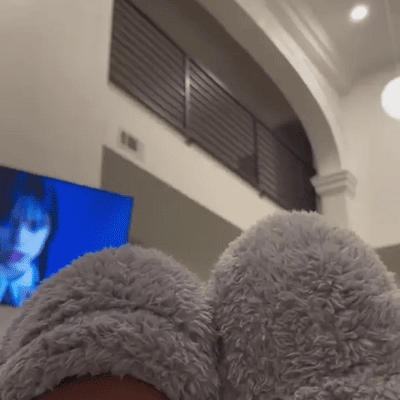 Kniestrümpfe aus Gänsedaunen zu Weihnachten