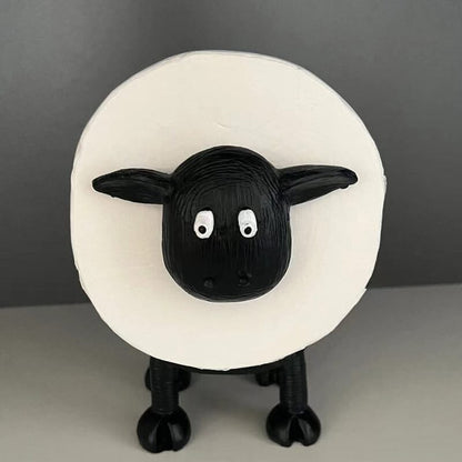 Toilettenpapierhalter mit Schaf-Motiv