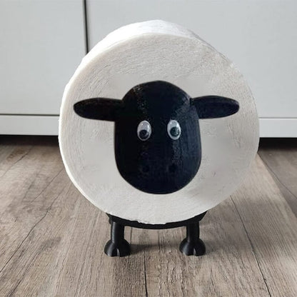 Toilettenpapierhalter mit Schaf-Motiv