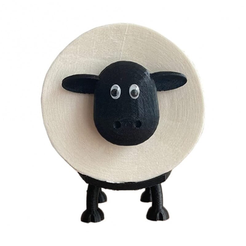 Toilettenpapierhalter mit Schaf-Motiv