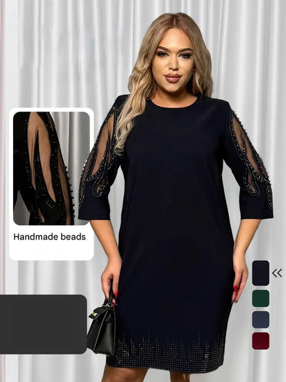 💥🔥【S-5XL】2025 Summer Elegant Dress, New Fashion, Large Size