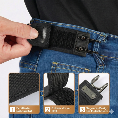 Stretchgürtel | Ohne Schnalle. Kein Druck. Einfach bequem