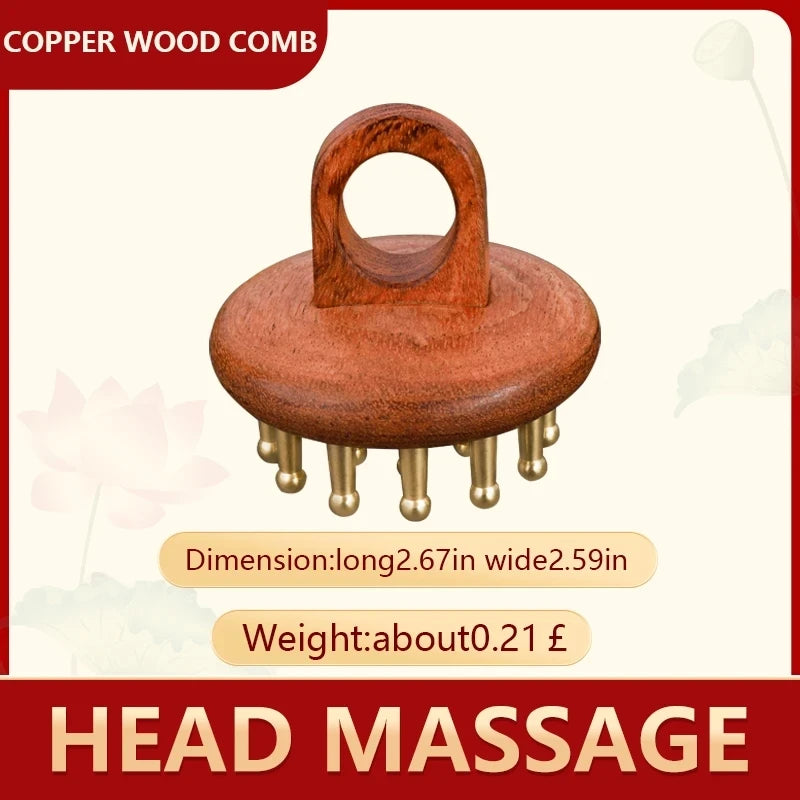 Meridian Therapy Treatment Tools 29-Teeth Scalp Massager Comb  for Skin Scraping and Head Relaxation