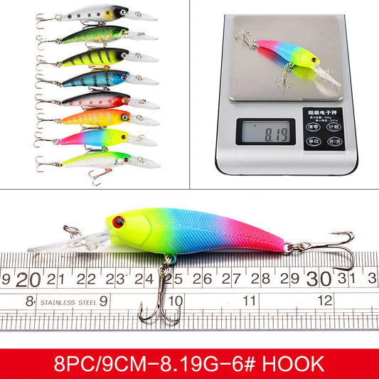16-piece fishing lure set