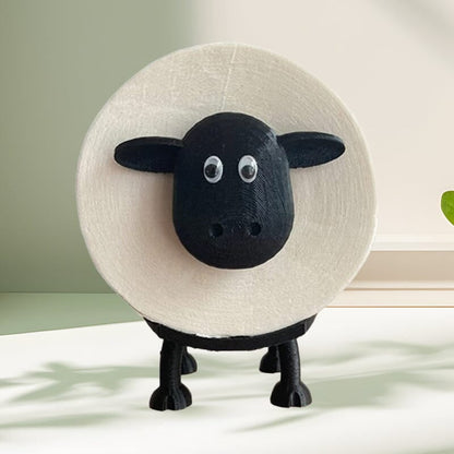 Toilettenpapierhalter mit Schaf-Motiv