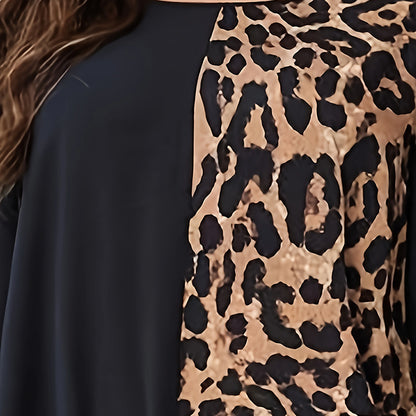 Women's Leopard Print Long Skirt